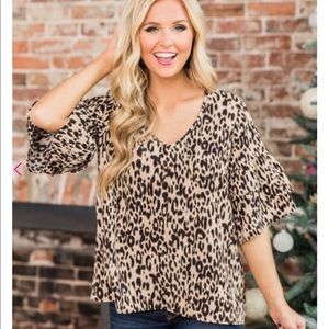 Leopard blouse